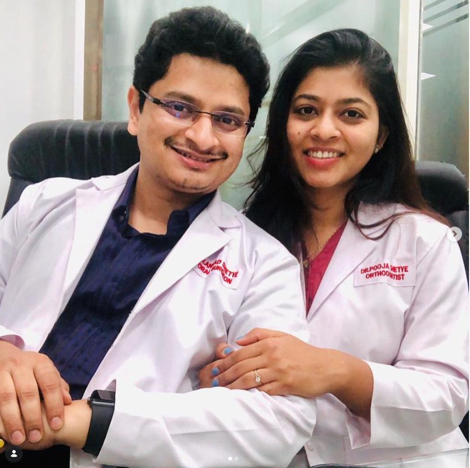 Dr. Angad Shetye and Dr. Pooja Sable, who co-lead The Smile Hub