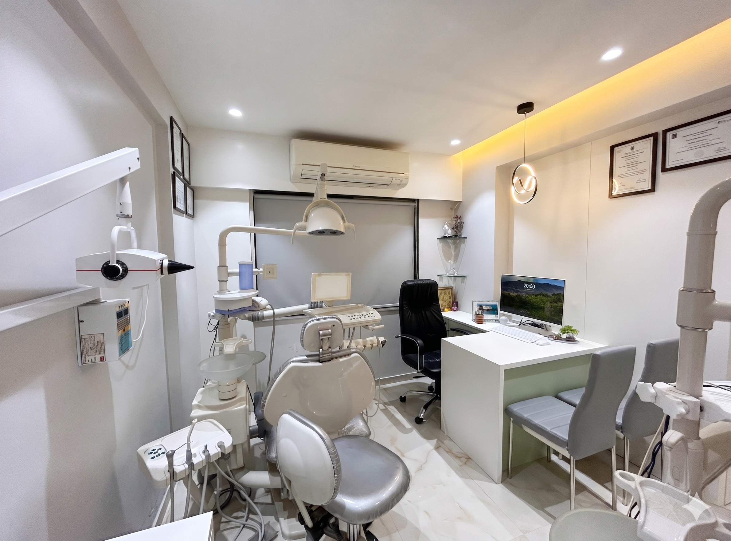 The Smile Hub treatment room — a calm, modern clinical setting